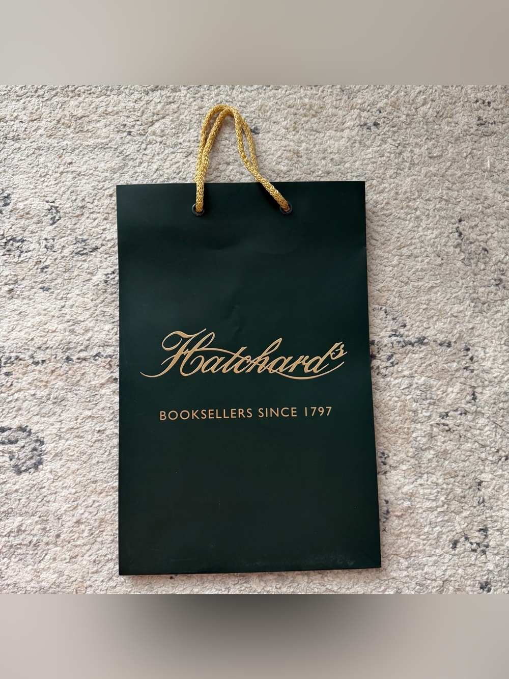 Hatchard’s Booksellers London England Bag, Giftbag